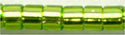 DB-1206  Silver Lined Lime   11° Delica (10gm Fliptop)