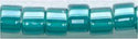 DB-1228   Transparent Caribbean Teal Luster   11° Delica (10gm Fliptop)