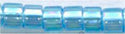 DB-1249   Transparent Ocean Blue AB   11° Delica (10gm Fliptop)