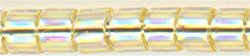 DB-1252   Transparent Crystal Ivory Luster   11° Delica cylinder (10gm Fliptop)
