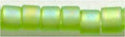 DB-1281   Matte Transparent Lime AB   11° Delica (10gm Fliptop)