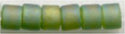 DB-1282   Matte Transparent Olive AB   11° Delica (04gm Tube)