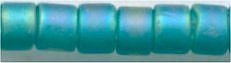 DB-1283   Matte Transparent Caribbean Teal AB   11° Delica (04gm Tube)