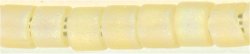 DB-1287   Transparent Matte Crystal Ivory Luster   11° Delica cylinder (04gm Tube)