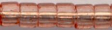DB-1302   Dyed Transparent Light Peach   11° Delica (04gm Tube)