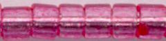DB-1308   Dyed Transparent Dark Rose   11° Delica (10gm Fliptop)