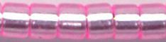 DB-1335   Dyed Silver Lined Light Pink   11° Delica (04gm Tube)