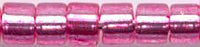 DB-1338   Dyed Silver Lined Dark Pink   11° Delica (04gm Tube)