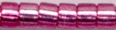 DB-1341   Dyed Silver Lined Medium Rose   11° Delica (04gm Tube)