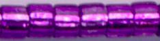 DB-1345   Dyed Silver Lined Red Violet   11° Delica (04gm Tube)