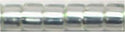 DB-1431   Silver Lined Pale Moss Green   11° Delica (04gm Tube)