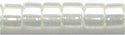 DB-1474   Transparent Pale Green Mist Luster   11° Delica (10gm Fliptop)