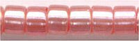 DB-1481   Transparent Salmon Luster   11° Delica (10gm Fliptop)