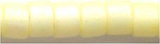 DB-1521   Matte Opaque Pale Yellow AB   11° Delica (10gm Fliptop)