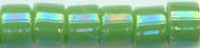 DB-0163  Opaque Green AB   11° Delica (04gm Tube)