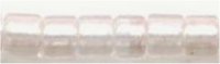 DB-1674   Pearl Lined Light Transparent Pink AB   11° Delica (10gm Fliptop)