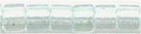 DB-1675   Pearl Lined Transparent Pale Green Mist AB   11° Delica (10gm Fliptop)