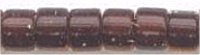 DB-1684   Silver Lined Glazed Dark Root Beer   11° Delica (04gm Tube)
