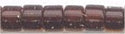 DB-1684   Silver Lined Glazed Dark Root Beer   11° Delica (04gm Tube)