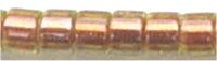 DB-1703   Copper Pearl Lined   11° Delica (04gm Tube)