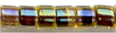DB-1740   Dark Amethyst Lined Chartreuse AB   11° Delica (10gm Fliptop)