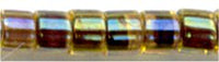 DB-1740   Dark Amethyst Lined Chartreuse AB   11° Delica (04gm Tube)