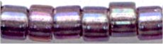 DB-1760   Sparkling Lined Smoky Amethyst AB   11° Delica (04gm Tube)