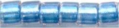 DB-1762   Sparkling Sky Blue Lined Crystal AB   11° Delica (04gm Tube)