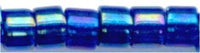 DB-1763   Emerald Lined Cobalt AB   11° Delica (04gm Tube)