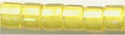 DB-1776   White Lined Yellow AB   11° Delica (04gm Tube)