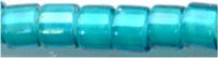 DB-1782   White Lined Teal AB   11° Delica (04gm Tube)