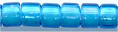 DB-1783   White Lined Capri Blue AB   11° Delica (04gm Tube)