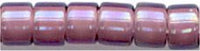 DB-1792   White Lined Dark Smoky Amethyst AB   11° Delica (04gm Tube)
