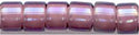 DB-1792   White Lined Dark Smoky Amethyst AB   11° Delica (04gm Tube)