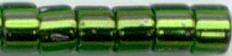 DB-0182  Silver Lined Olivine   11° Delica (04gm Tube)