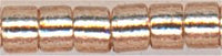 DB-2151   Duracoat Silverlined Dyed Rose Copper   11° Delica (10gm Fliptop)