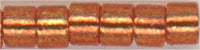DB-2158     Duracoat Silverlined Dyed Clementine   11° Delica04gm Tube