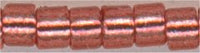 DB-2159     Duracoat Silverlined Dyed Light Cranberry   11° Delica (10gm Fliptop)