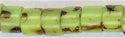 DB-2265   Opaque Chartreuse Picasso   11° Delica cylinder (04gm Tube)