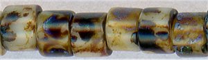 DB-2267   Opaque Brown Picasso   11° Delica cylinder (04gm Tube)