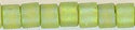 DB-2309   Matte Glazed Opaque Olive AB   11° Delica cylinder (04gm Tube)