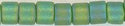 DB-2311   Matte Glazed Opaque Turtle Green AB   11° Delica cylinder (04gm Tube)