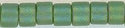 DB-2312   Matte Glazed Opaque Shamrock Green AB   11° Delica cylinder (04gm Tube)