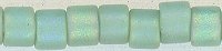 DB-2313   Matte Glazed Opaque Sea Opal AB   11° Delica cylinder (04gm Tube)