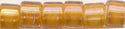 DB-0272  Lined Topaz Yellow AB   11° Delica (04gm Tube)