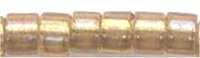 DB-0288  White Lined Saffron AB   11° Delica (04gm Tube)