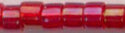 DB-0295  Lined Red Red AB   11° Delica (04gm Tube)