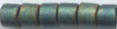 DB-0324  Matte Metallic Green Iris   11° Delica (04gm Tube)