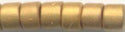 DB-0331  Matte Metallic Yellow Gold 22kt   11° Delica (04gm Tube)