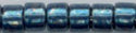 DB-0459  Galvanized Blue Zircon   11° Delica (10gm Fliptop)